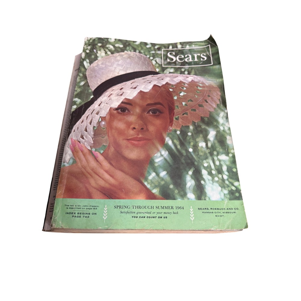 Vintage 1964 Sears Roebuck Spring Summer Catalog Mid-Century Fashion Home Decor